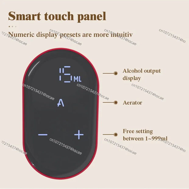 Auto Touchless Electric Bottle Pump: Effortless Serving for Whiskey and Wine Lovers