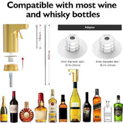 Auto Touchless Electric Bottle Pump: Effortless Serving for Whiskey and Wine Lovers